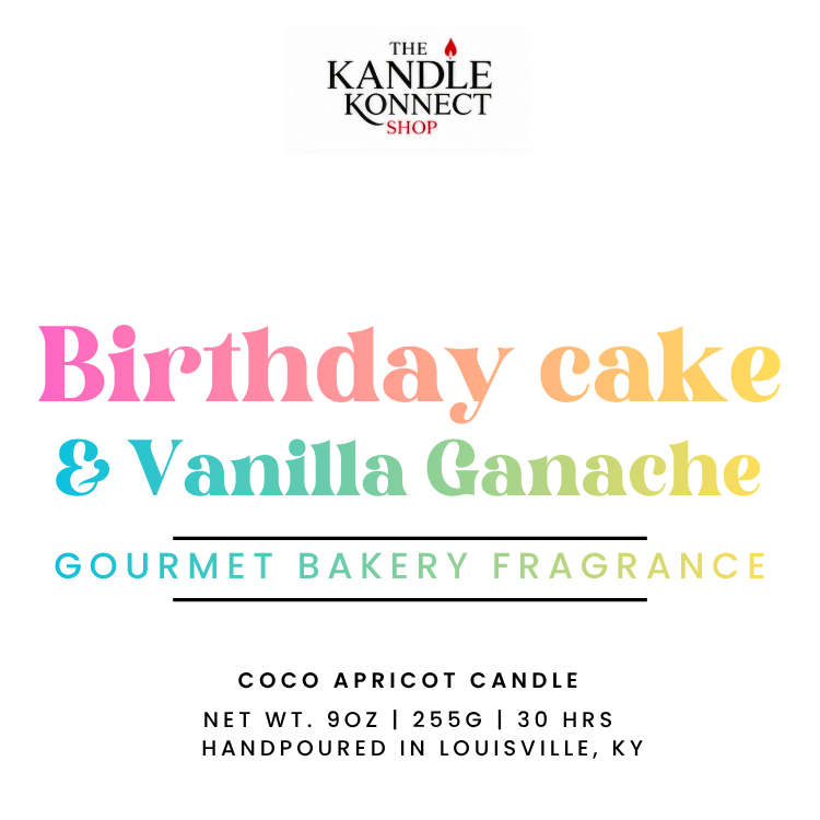 Birthday Cake & Vanilla Ganache Candle