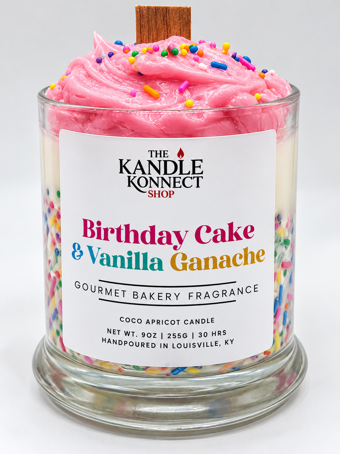 Birthday Cake & Vanilla Ganache Candle