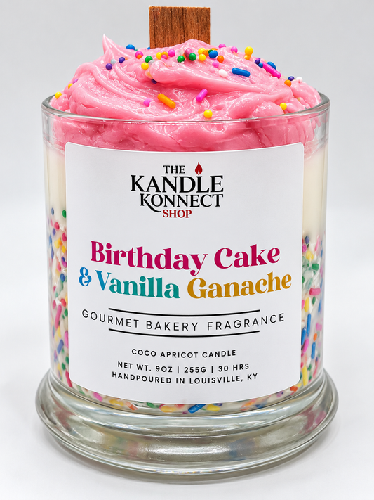 Birthday Cake & Vanilla Ganache Candle