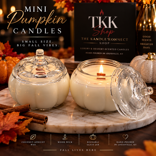 Mini Pumpkin Candles - Seasonal 4.5oz