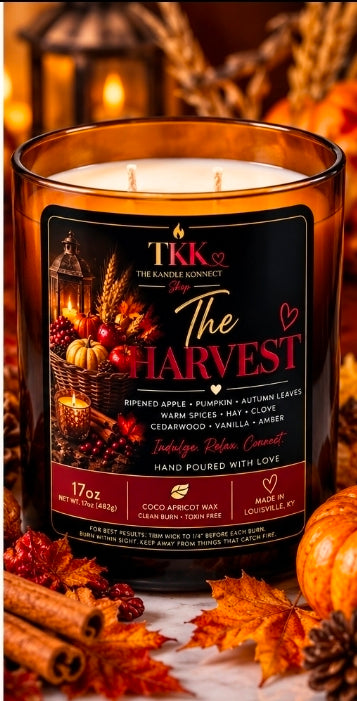 The Harvest 3-Wick Candle 17oz