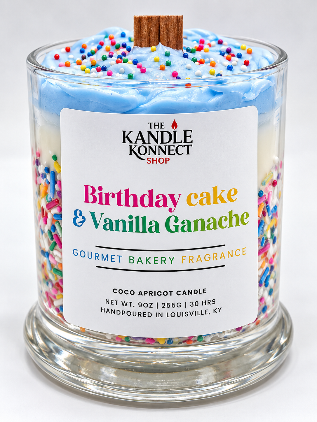 Birthday Cake & Vanilla Ganache Candle